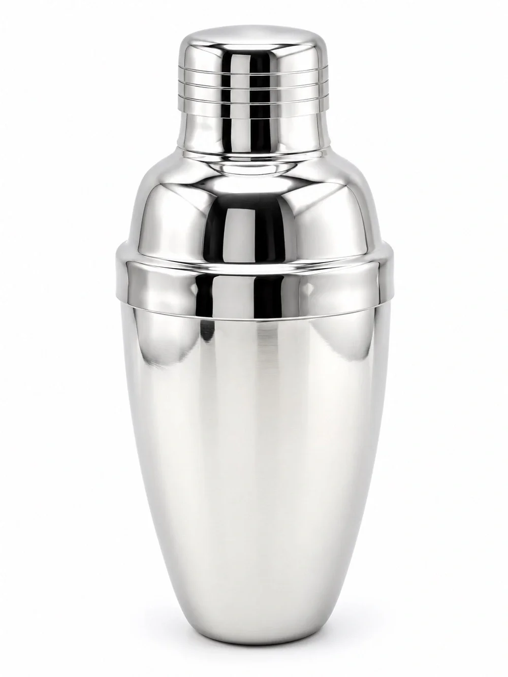 Stainless Steel 3 Piece Mirror Finish Small Cocktail Shaker 5.5